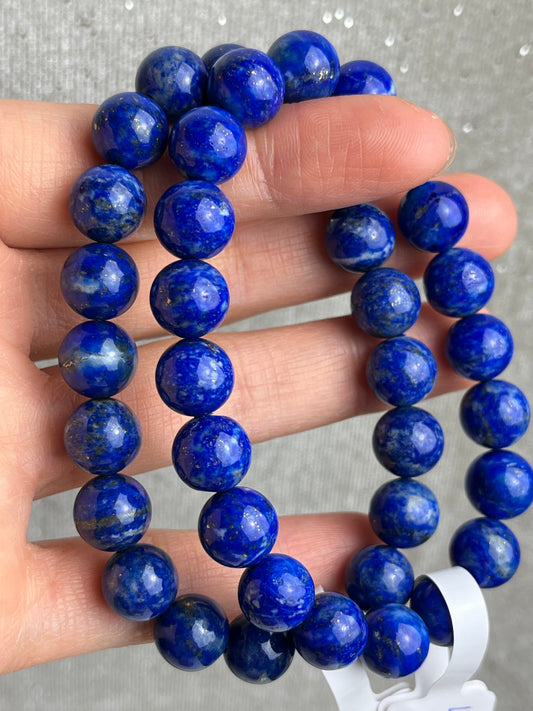 Lapis Lazuli armbånd 9mm+