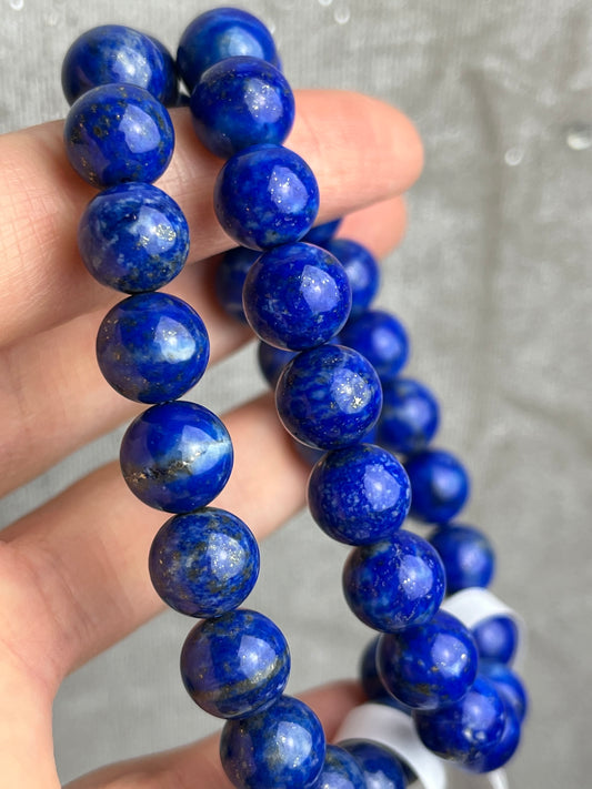 Lapis Lazuli armbånd 9mm+