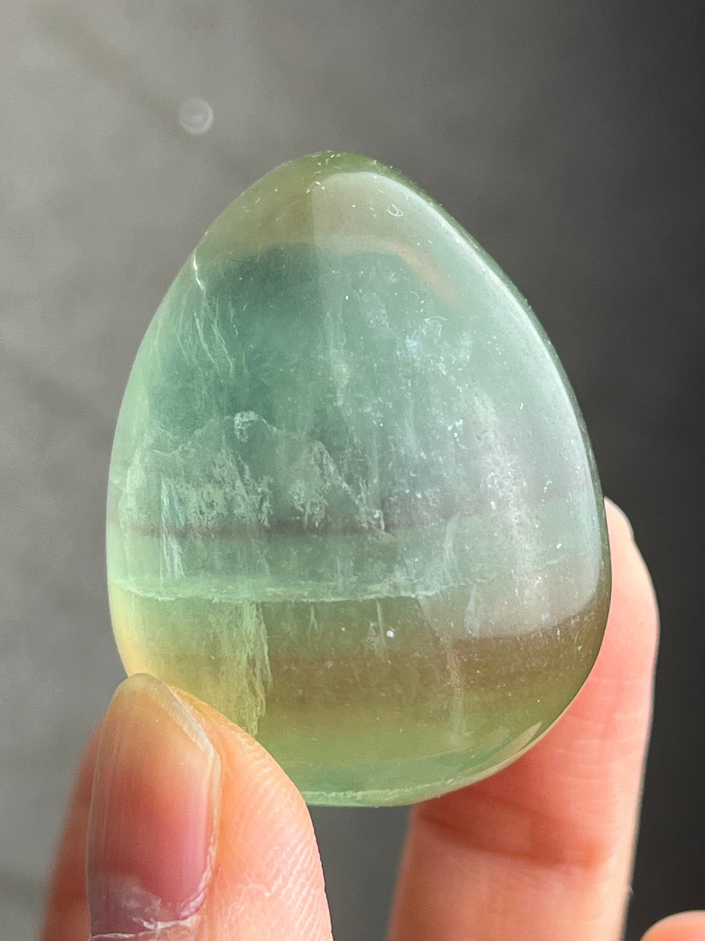 Regnbue Fluoritt Egg