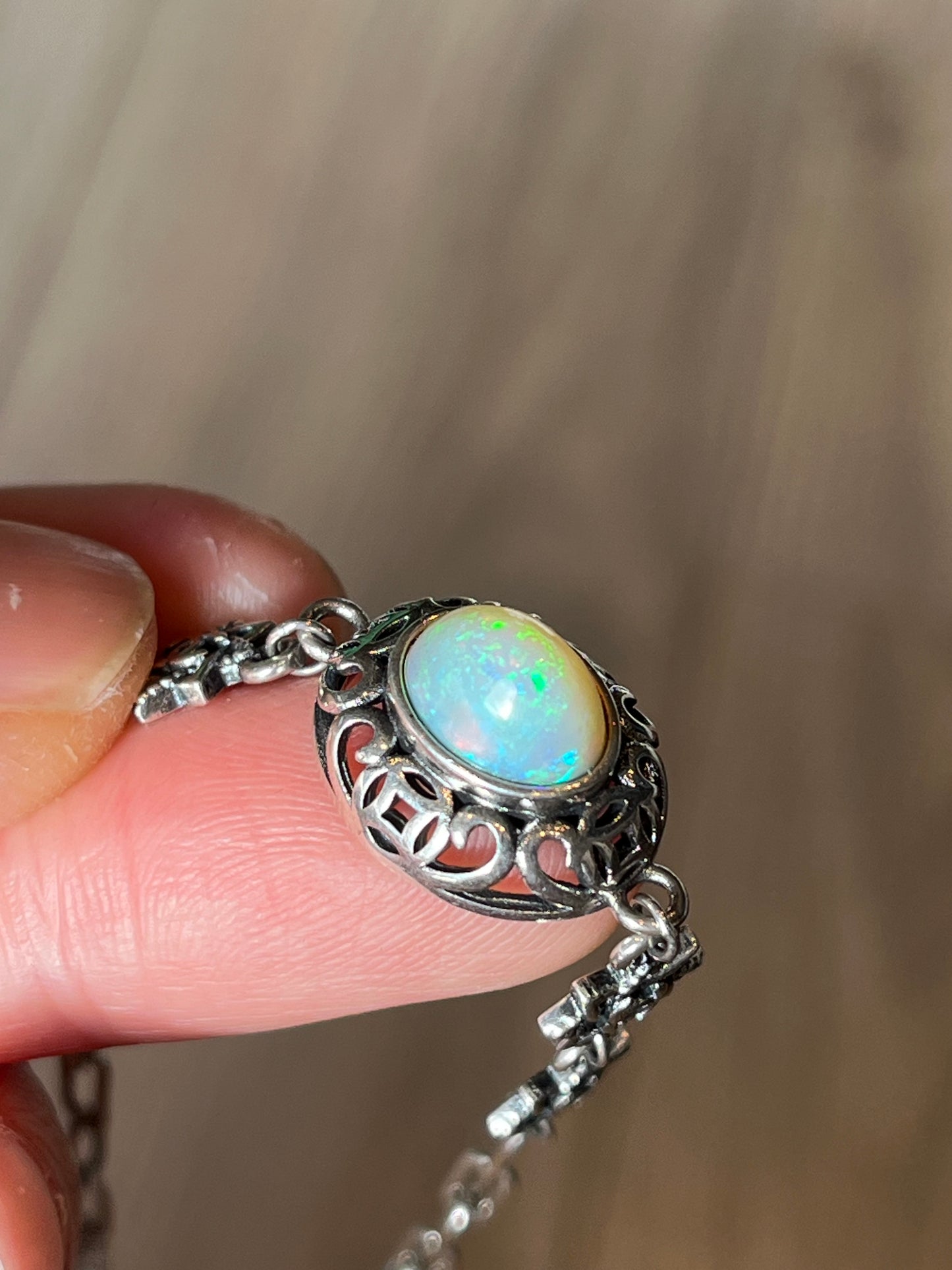 Opal armbånd  i 925 sterling sølv