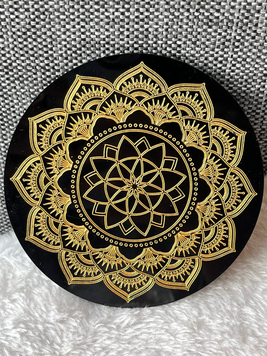 Plate, Mandala 10cm