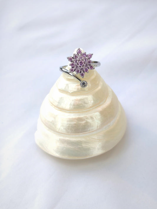 Rotate purple star ring